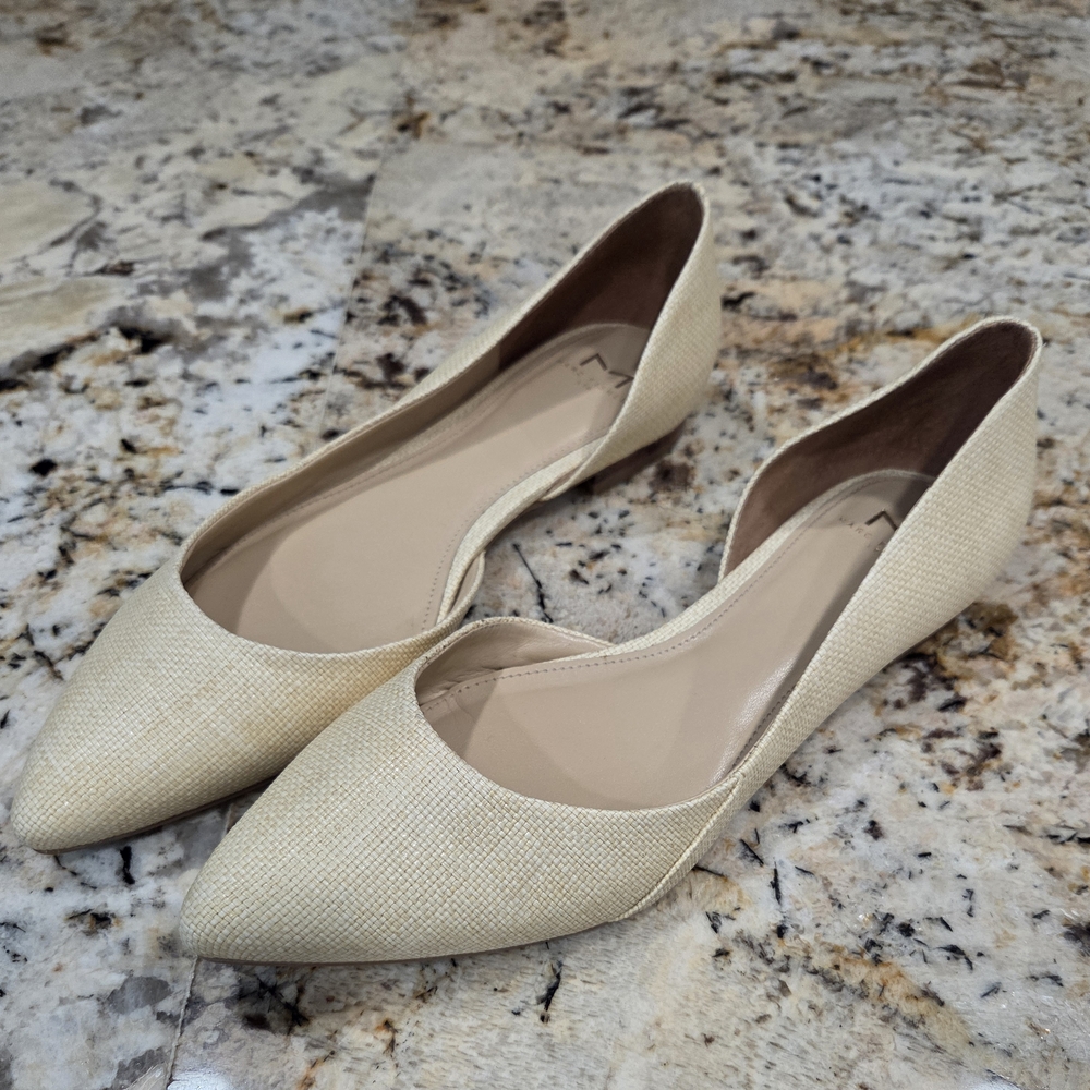 Marc Fisher LTD Sunny Half d'Orsay Flat Women's Size 7.5